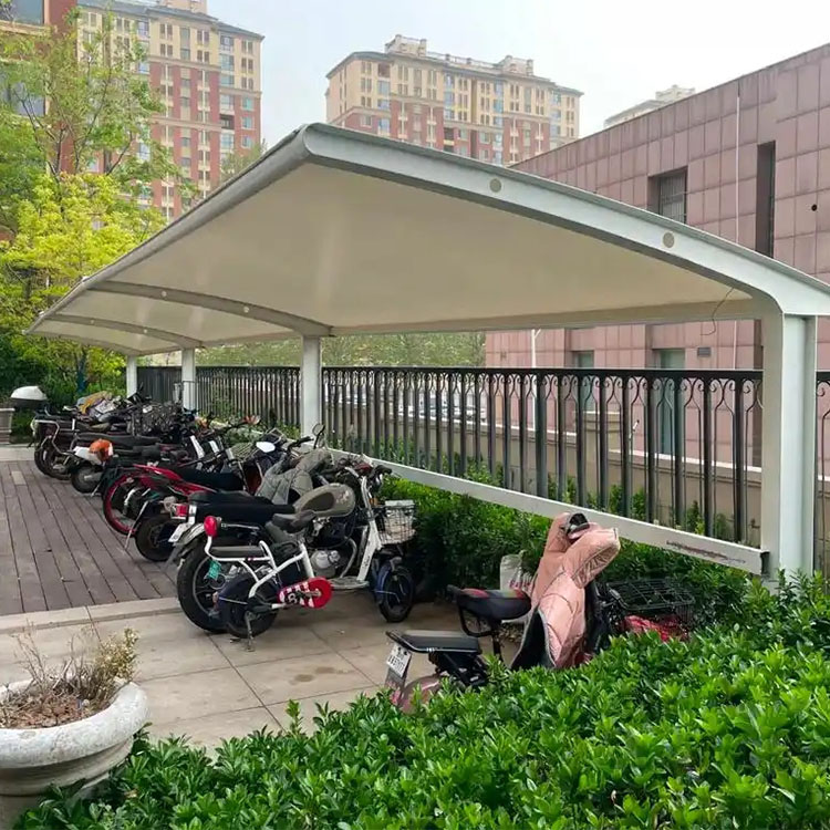 南岔县膜结构电动车棚